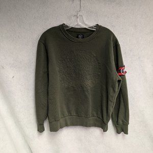 Women's Madrid Designs Green Sweatshirt Size Large